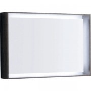 Зеркало Geberit Citterio 88.4х58.4 см с подсветкой серо-коричневый дуб/меламин древесная структура 500.572.JJ.1