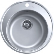 Мийка для кухні Teka Centroval 45 Ø51 см нержавіюча сталь мікротекстура 10111020