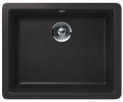 Мийка для кухні Teka Radea 490/370 TG 55х43 см теграніт чорний металік 40143661