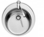 Мийка для кухні Teka Centroval 45 Ø51 см нержавіюча сталь полірована 10111012