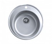 Мийка для кухні Teka Centroval 45 Ø51 см нержавіюча сталь матова 10111016