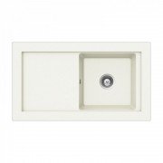 Мийка для кухні Teka Aura 45 B-TG 92х52.5 см врізна теграніт білий 40143058