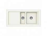 Мийка для кухні Teka Aura 60b Tg 106х52.5 см теграніт білий 40143068