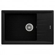 Мийка для кухні Teka Stone 60 S-TG 1B 1D 78х51 см врізна теграніт чорний металік 115330031