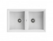Мийка для кухні Teka Stone 90 B-TG 2B 86х51 см врізна теграніт білий 115260005