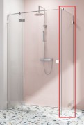 Стінка душова Radaway Essenza Pro KDJ S1 100 см хром/прозоре скло 10098100-01-01