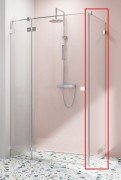 Стенка душевая Radaway Essenza Pro KDJ S1 90 см хром/прозрачное стекло 10098090-01-01