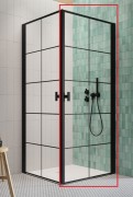 Душові двері Radaway Nes Black KDD I Factory 80 правосторонні чорний/скло Factory 10021080-54-55R