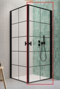 Душевые двери Radaway Nes Black KDD I Factory 80 правосторонние черный/стекло Factory 10021080-54-55R