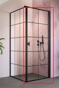 Душевые двери Radaway Nes Black KDJ I Factory 80 правосторонние черный/стекло Factory 10022080-54-55R
