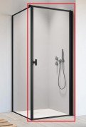 Душевые двери Radaway Nes Black KDJ I Frame 90 правосторонние черный/стекло Frame 10022090-54-56R