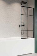 Шторка для ванної Radaway Nes Black PNJ I Factory 90 права чорний/скло Factory 10011090-54-55R