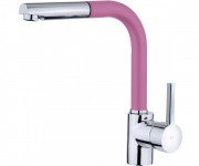 Смеситель для кухни Teka ARK 938 FB однорычажный с выдвижной лейкой розовый/хром 23938120FP