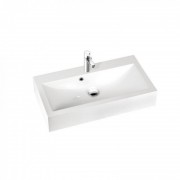 Раковина для ванной Marmorin Ceto 800 универсальная литой камень белый 170 080 020 xx x