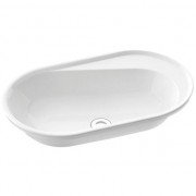 Раковина для ванної Marmorin Alta овальна врізна литий камінь білий 647 065 020 xx x