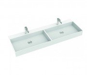 Раковина для ванной Marmorin June 1200 Duet накладная без крыла литой камень белый P_U_621_05_1205