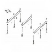 Ніжки для душового піддону Riho Basel 424 POOTSET68