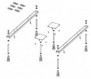 Ножки для душевого поддона Riho Basel 402/412 POOTSET62