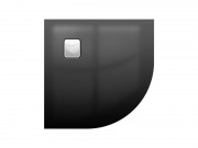 Душовий піддон Riho Basel 451 90x90 см акрил чорний глянцевий/хромDC981600000000S