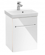 Тумба с раковиной Villeroy&Boch Avento 45 Crystal White A88701B4+73584501