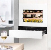 Вбудована винна шафа з ящиком для аксесуарів Liebherr Wkes 582 + 9901086 GrandCru нержавіюча сталь/скло білий WKEgw 582+9901086