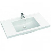 Раковина для ванної Marmorin Greta 900 врізна з крилом литий камінь білий P_U_546_03_0900