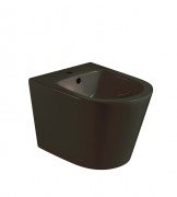 Біде Volle Nemo підвісне з отвором під змішувач і переливом чорний матовий 13-17-036 Black