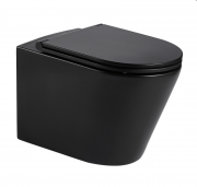 Унітаз Volle Nemo Rimless підвісний з сидінням чорний матовий 13-17-316 Black