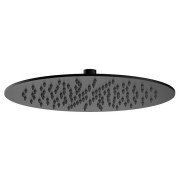 Верхній душ Volle без кронштейна круглий 30 см чорний матовий 16008105