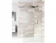 Стінка душова Riho Scandic S400 Flat 85 см хром/прозоре скло GC5020F