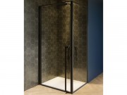 Душовий куточок Riho Lucid GD201 80x100 см чорний/прозоре скло GD208B100