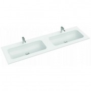 Раковина для ванної Marmorin Mono 1600 Duet врізна без крила литий камінь білий P_U_595_12_1600