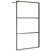 Стенка душевая Riho Grid GB400 90 см черный/прозрачное стекло GB4090000