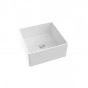 Раковина для ванной Marmorin Lena III накладная квадратная литой камень белый P_U_539_03_0420