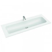 Раковина для ванної Marmorin Mono 1200 врізна без крила литий камінь білий P_U_595_04_1200