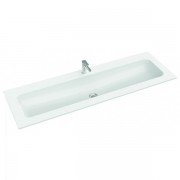 Раковина для ванної Marmorin Mono 1400 врізна без крила литий камінь білий P_U_595_05_1400