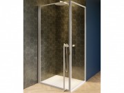 Душовий куточок Riho Lucid GD201 100x90 см білий/прозоре скло GD210W090