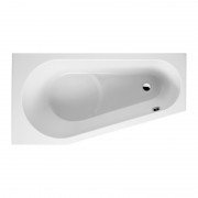 Ванна акриловая Riho Delta Plug & Play асимметричная 160x80 правая с панелью BD4200500000000