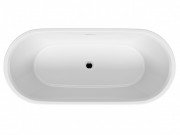 Ванна акрилова Riho Inspire Velvet овальна 160x75 білий матовий BD1010500000000