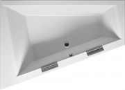 Ванна акрилова Riho Doppio Plug & Play асиметрична 180x130 права з панеллю BD4400500000000
