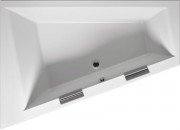 Ванна акриловая Riho Doppio Plug & Play асимметричная 180x130 правая с панелью BD4400500000000