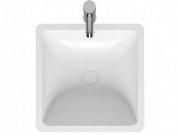 Раковина Riho Avella 42х42 см штучний камінь білий матовий F7AN6042421110