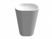 Раковина Riho Essence Column 48х32 см для підлоги штучний камінь білий матовий F70103