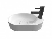Раковина Riho Essence Tray 48х32 см штучний камінь білий матовий F70102