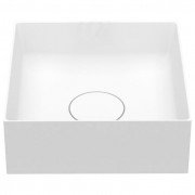 Раковина Riho Thin Square 38х38 см искусственный камень белый матовый F70024