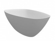 Ванна з штучного каменю Riho Toledo 158х110 см білий матовий BS5500500000000