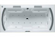 Ванна аеро- і гідромасажна акрилова Riho Lisa 180х90 см білий BZ1500554SV1706