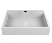 Раковина Miraggio Mares 600 см литой мрамор белый глянцевый 0000213