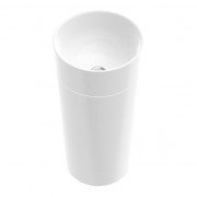 Раковина для ванної Marmorin Duo S підлоги литий камінь білий P_U_536_09_0380