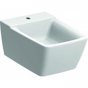 Біде підвісне Geberit Xeno² закритої форми санфарфор білий KeraTect 500.501.01.1